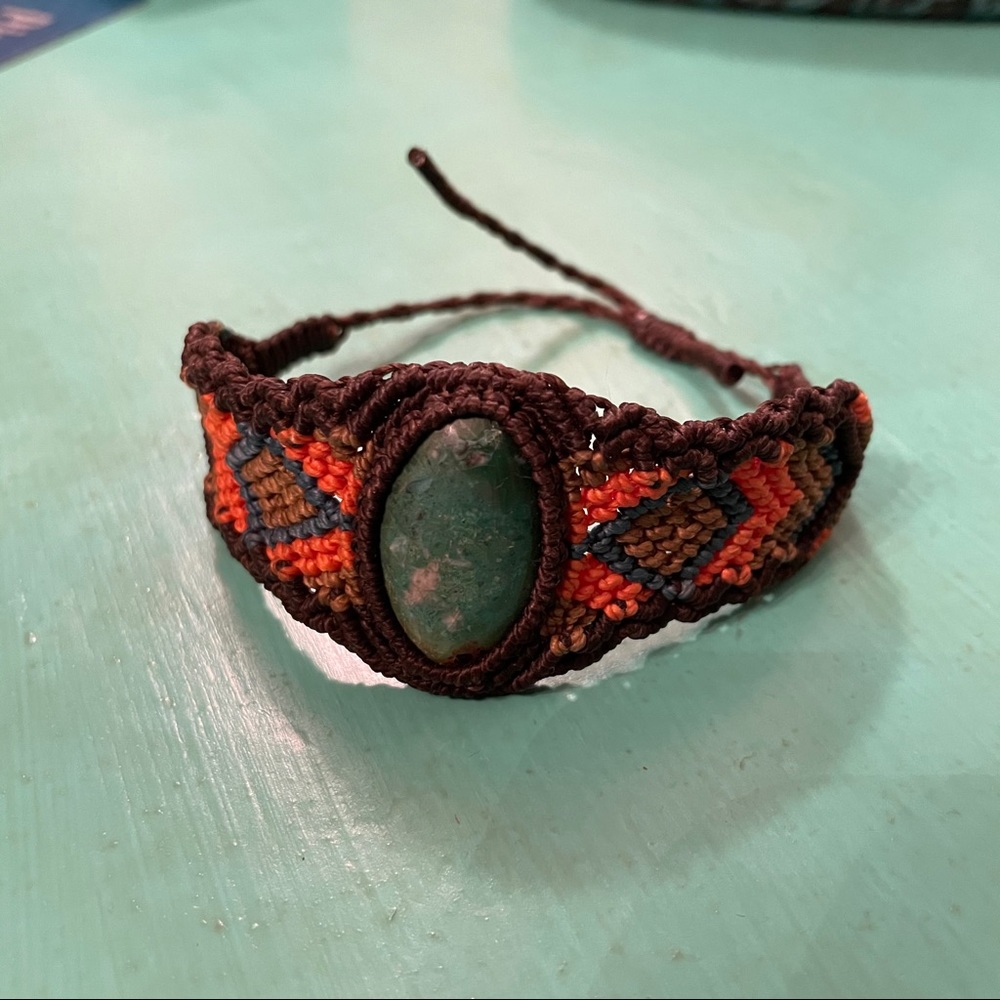 Southwestern Adjustable Bracelet with Turquoise